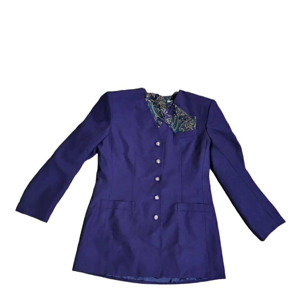 Women's LE SUIT Vintage Polyester Blazer Size 12